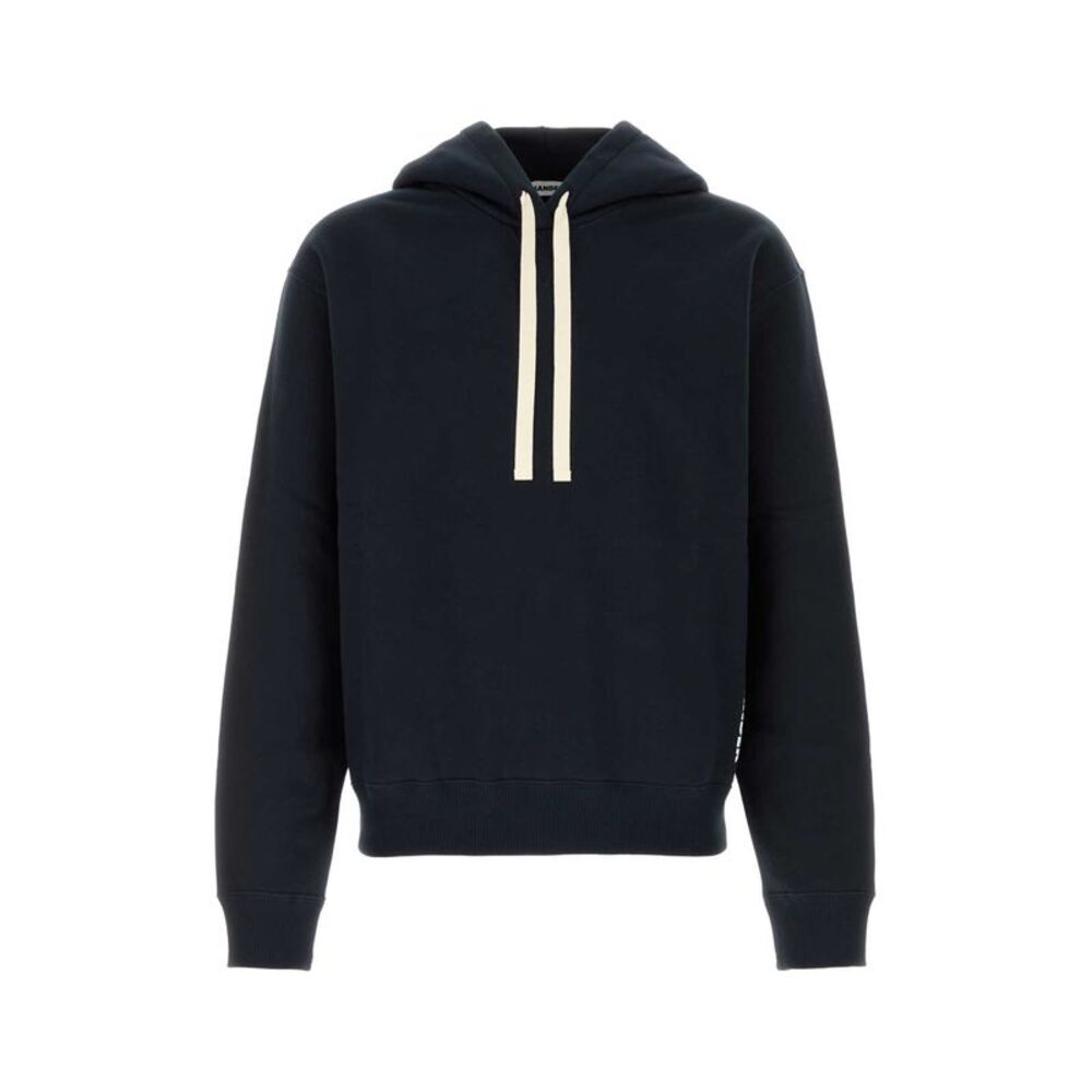 Jil Sander Men Midnight Blue Cotton Sweatshirt